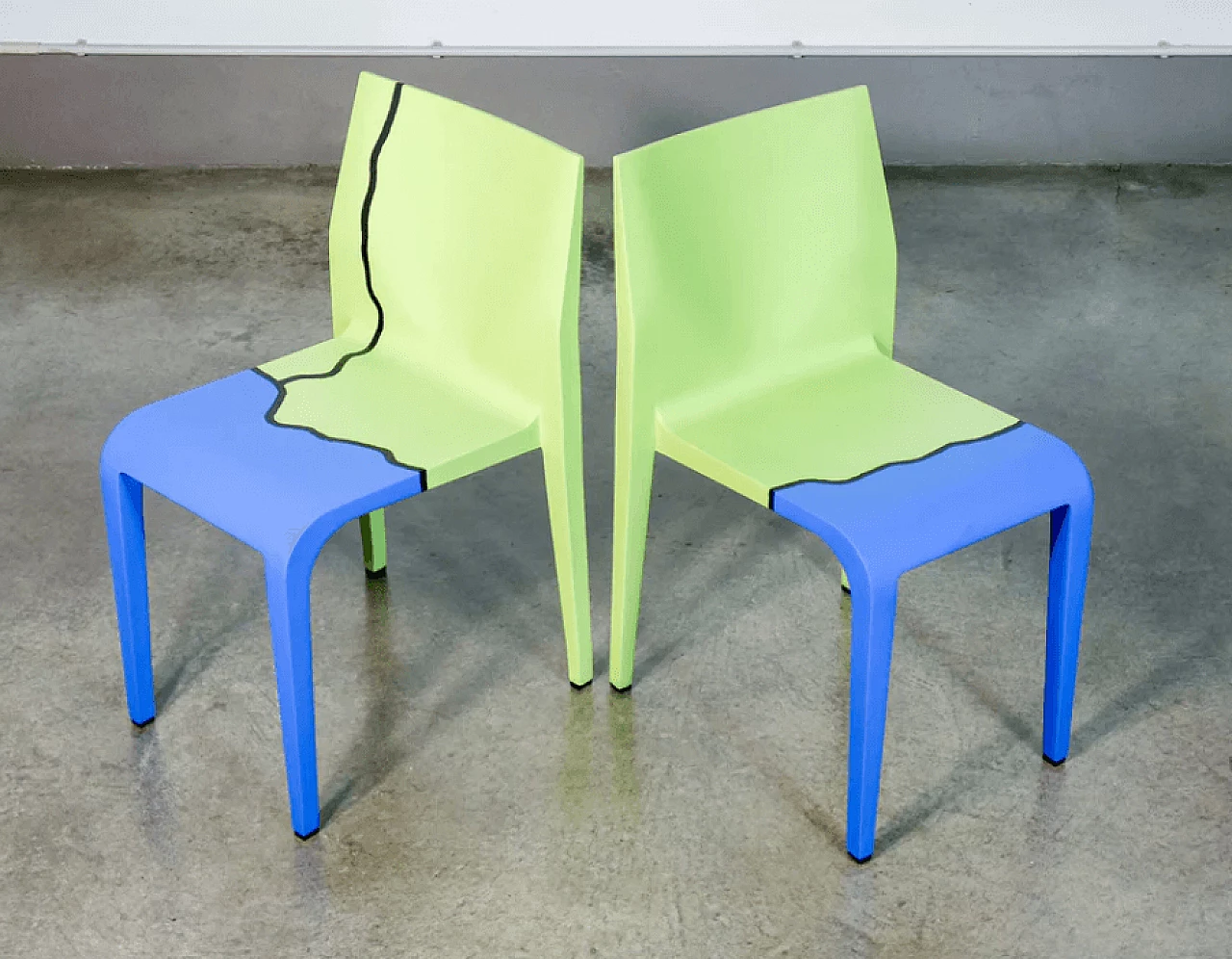 4 Laleggera Chairs by Riccardo Blumer for Alias, 2000s 9