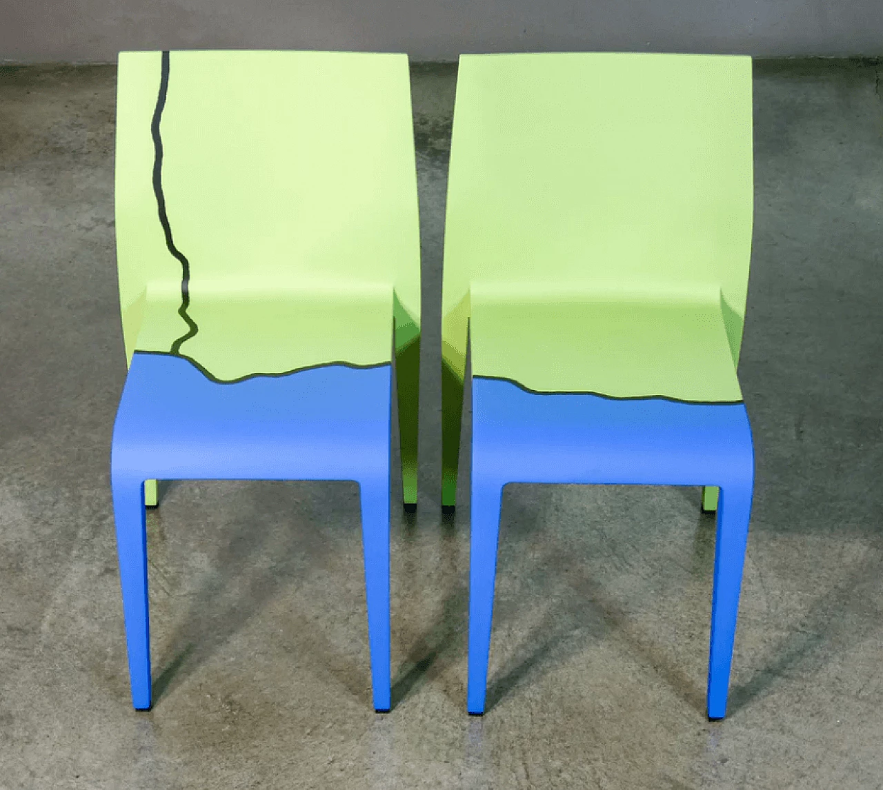 4 Laleggera Chairs by Riccardo Blumer for Alias, 2000s 10