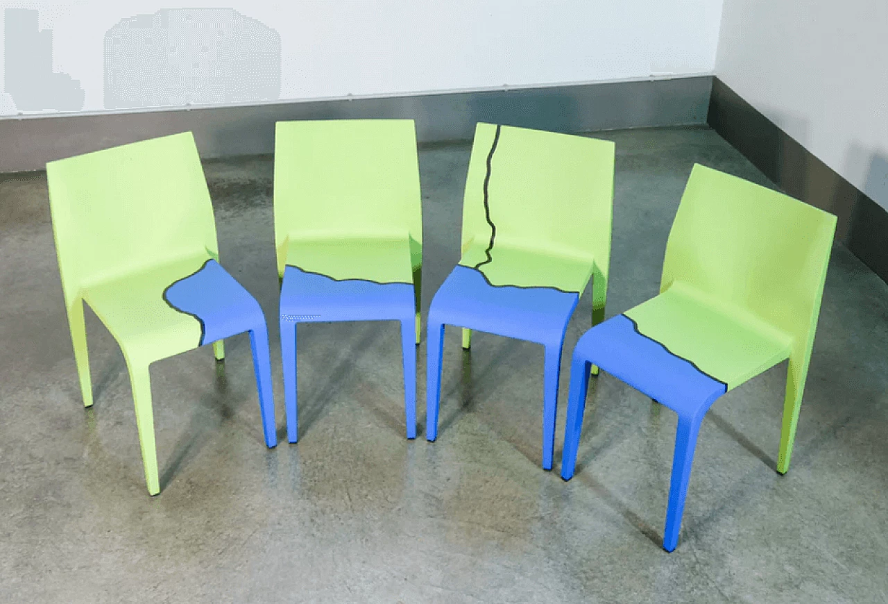 4 Laleggera Chairs by Riccardo Blumer for Alias, 2000s 12