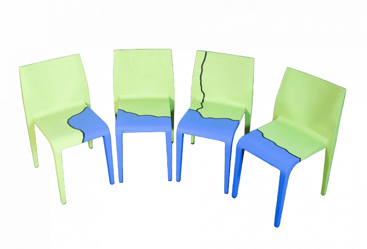 4 Laleggera Chairs by Riccardo Blumer for Alias, 2000s 13
