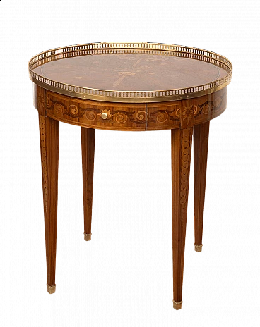 Napoleon III exotic wood and gilded bronze side table, 19th century
