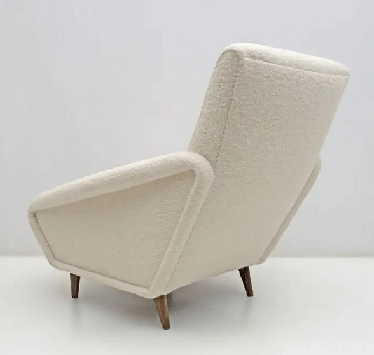 Pair of Gio Ponti's Distex 807 style armchairs, 1980s 6