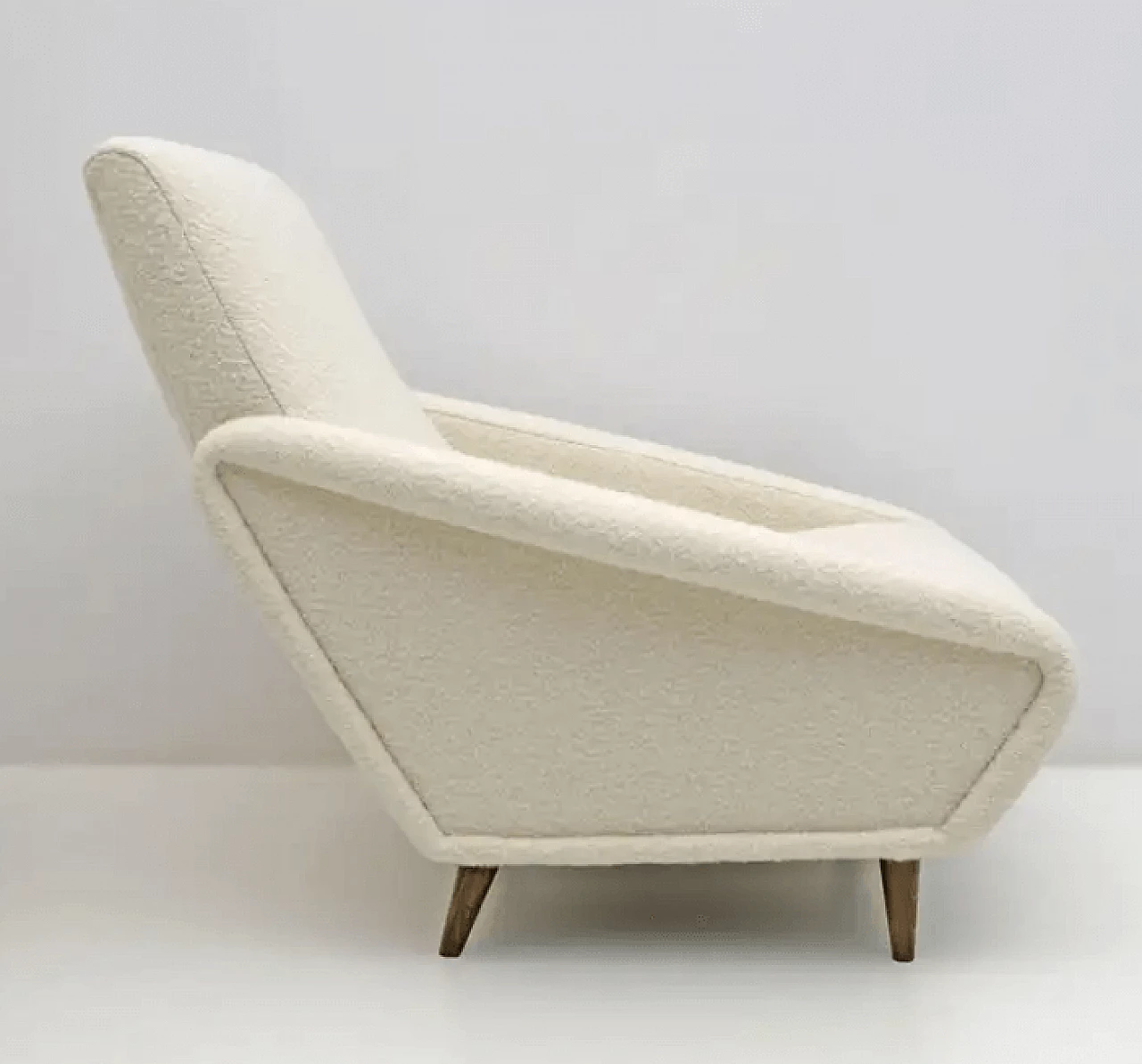 Pair of Gio Ponti's Distex 807 style armchairs, 1980s 7