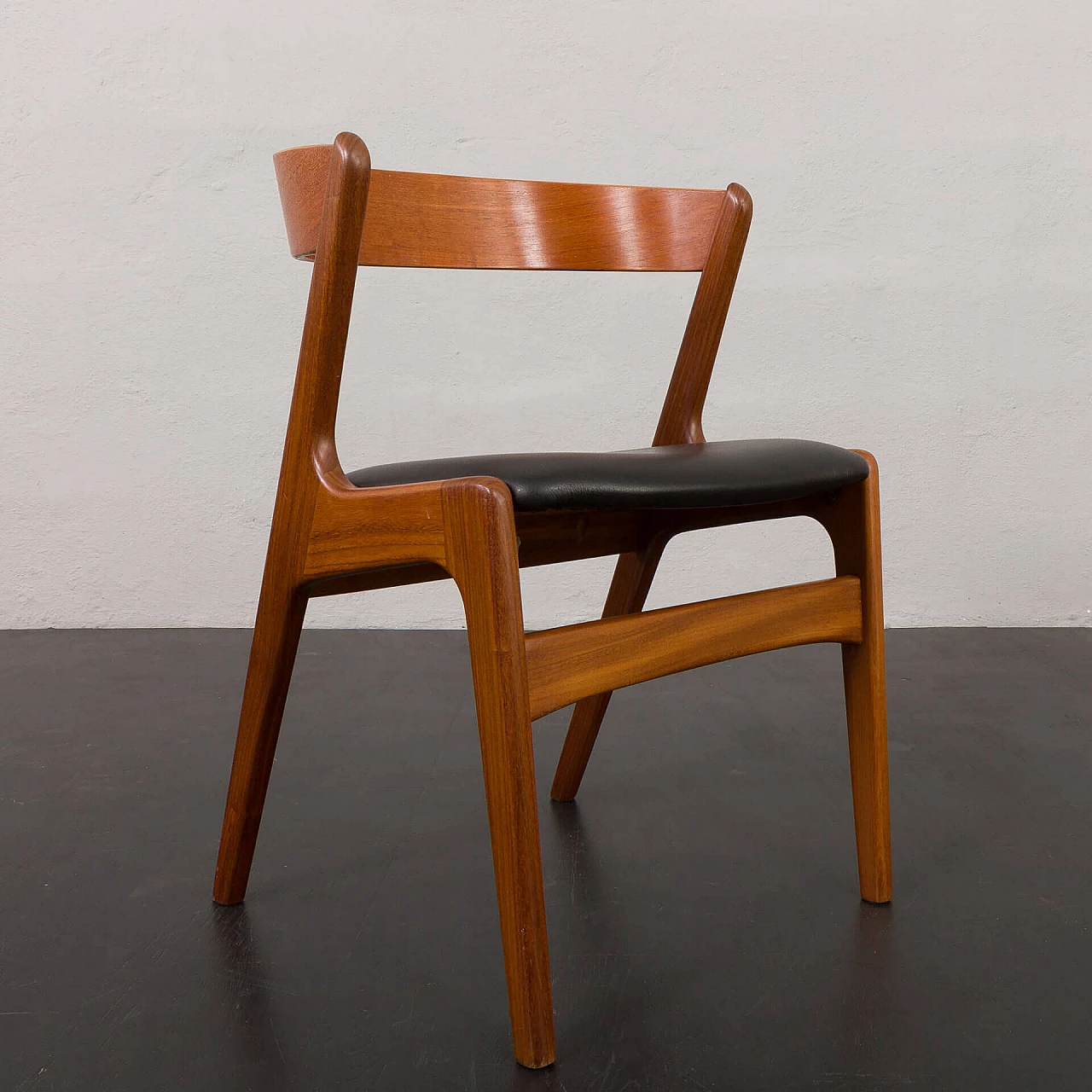 Kai Kristiansen teak fire chair, 1960s 1