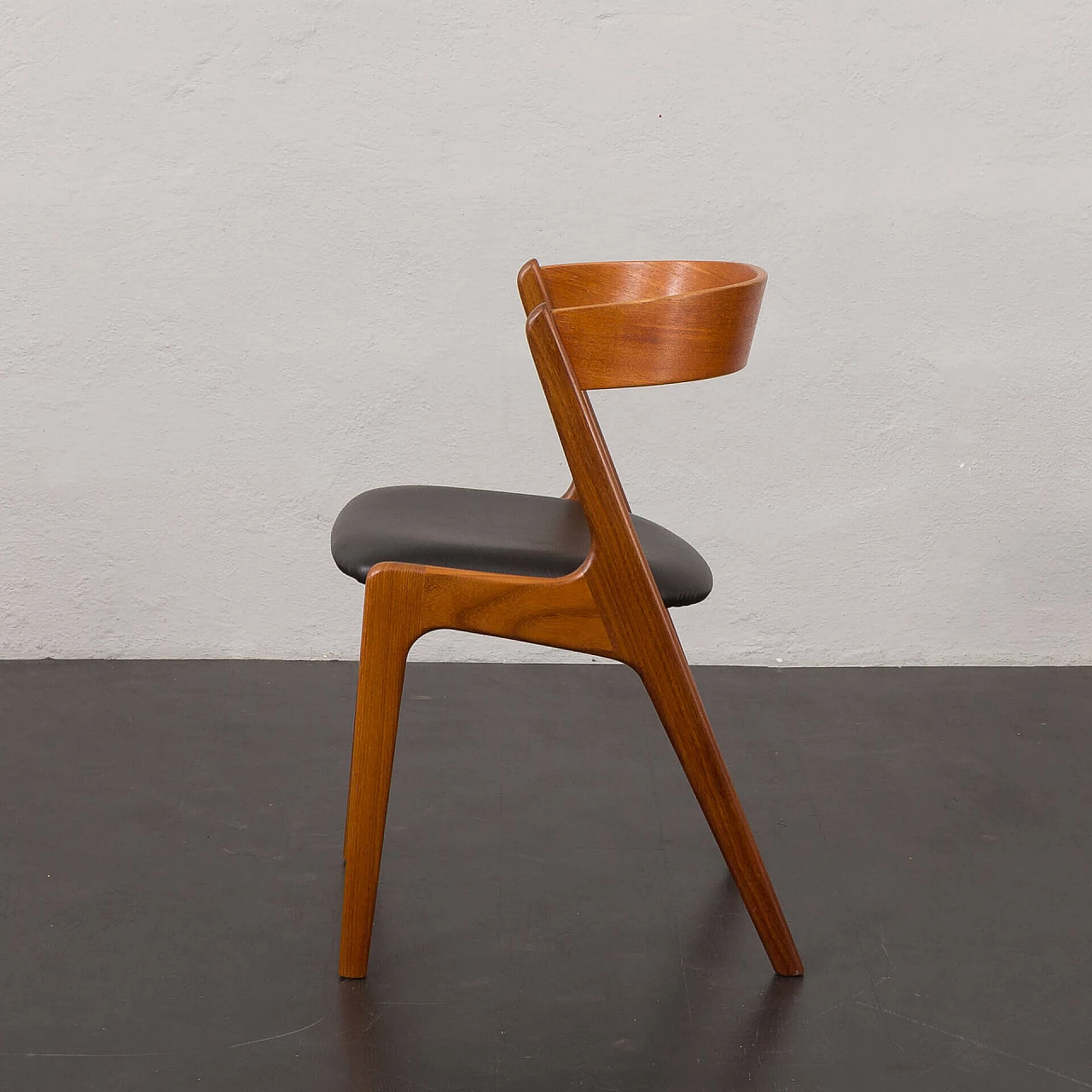 Kai Kristiansen teak fire chair, 1960s 5