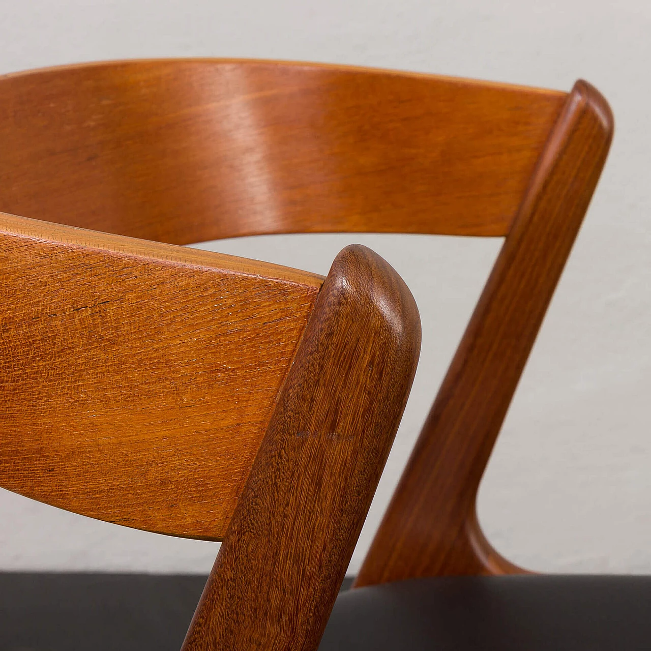 Kai Kristiansen teak fire chair, 1960s 10