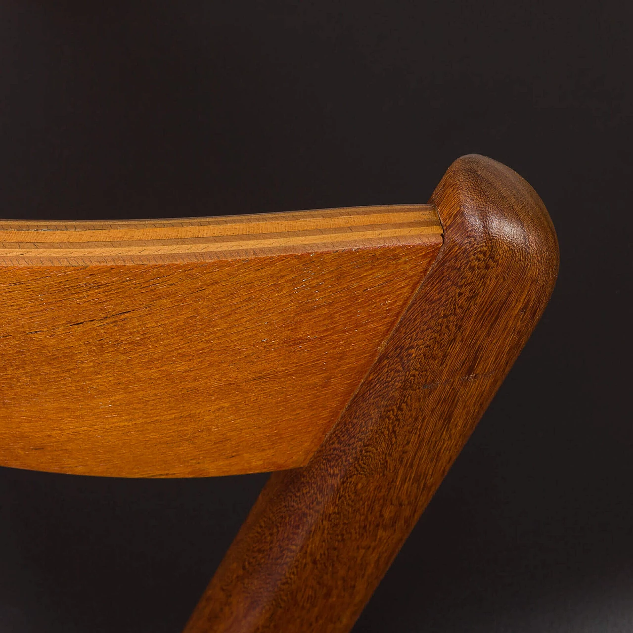 Kai Kristiansen teak fire chair, 1960s 11