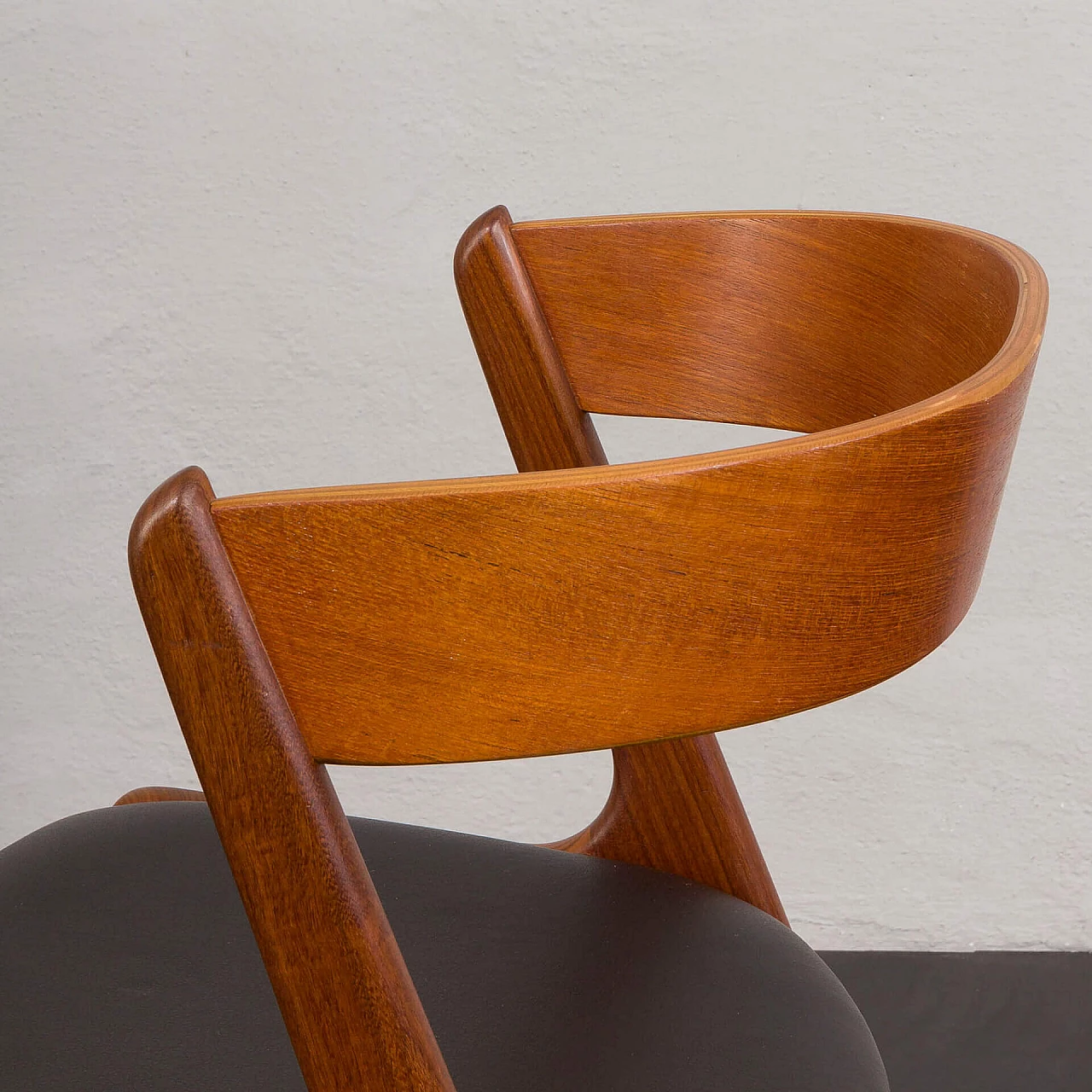 Kai Kristiansen teak fire chair, 1960s 12