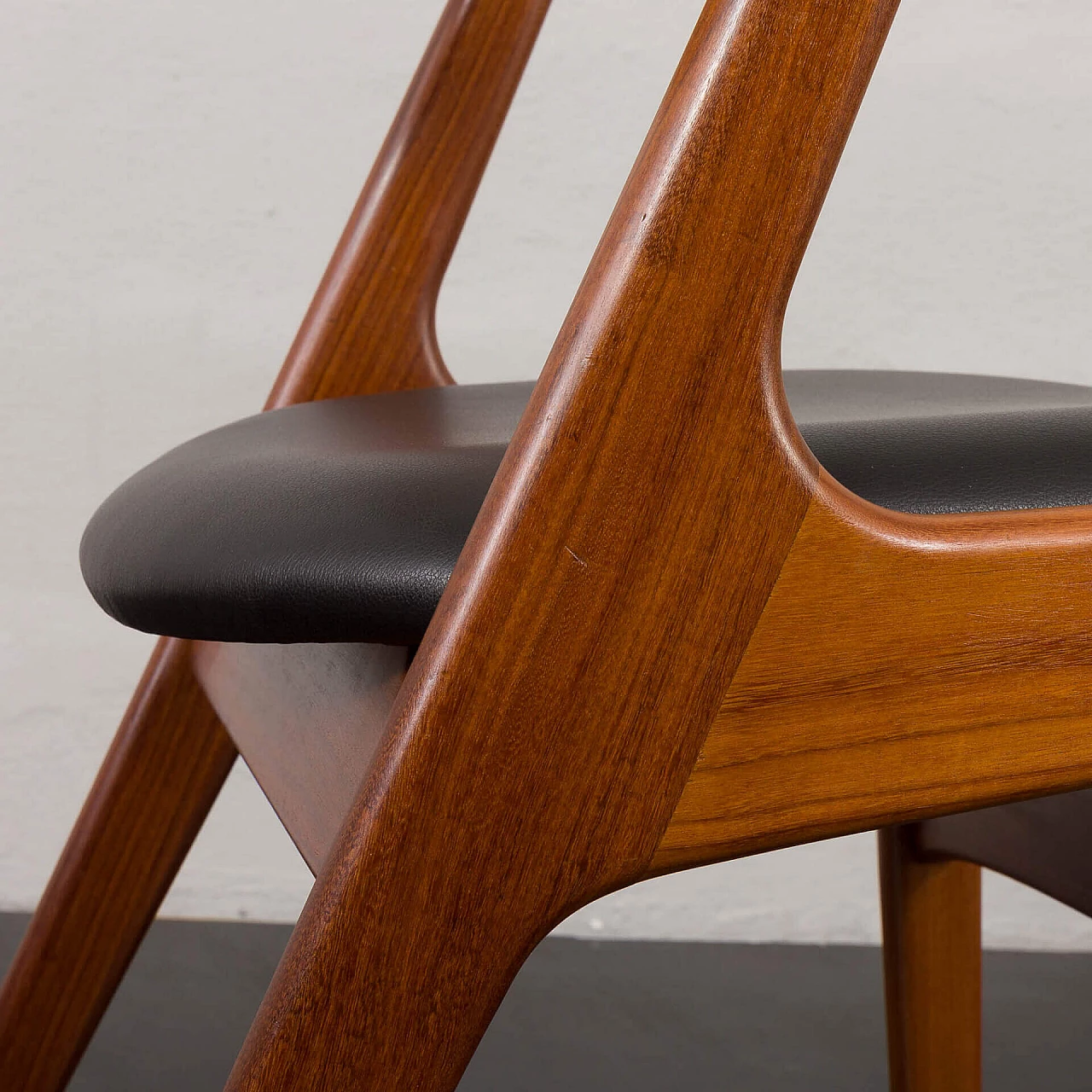 Kai Kristiansen teak fire chair, 1960s 13