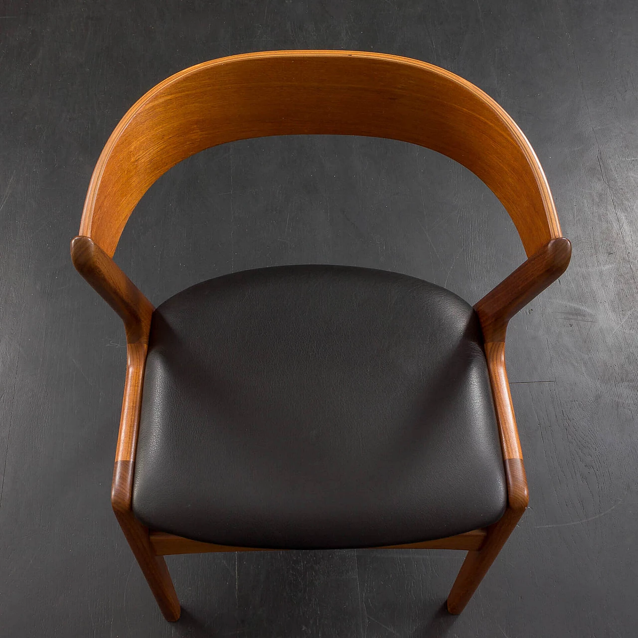 Kai Kristiansen teak fire chair, 1960s 14