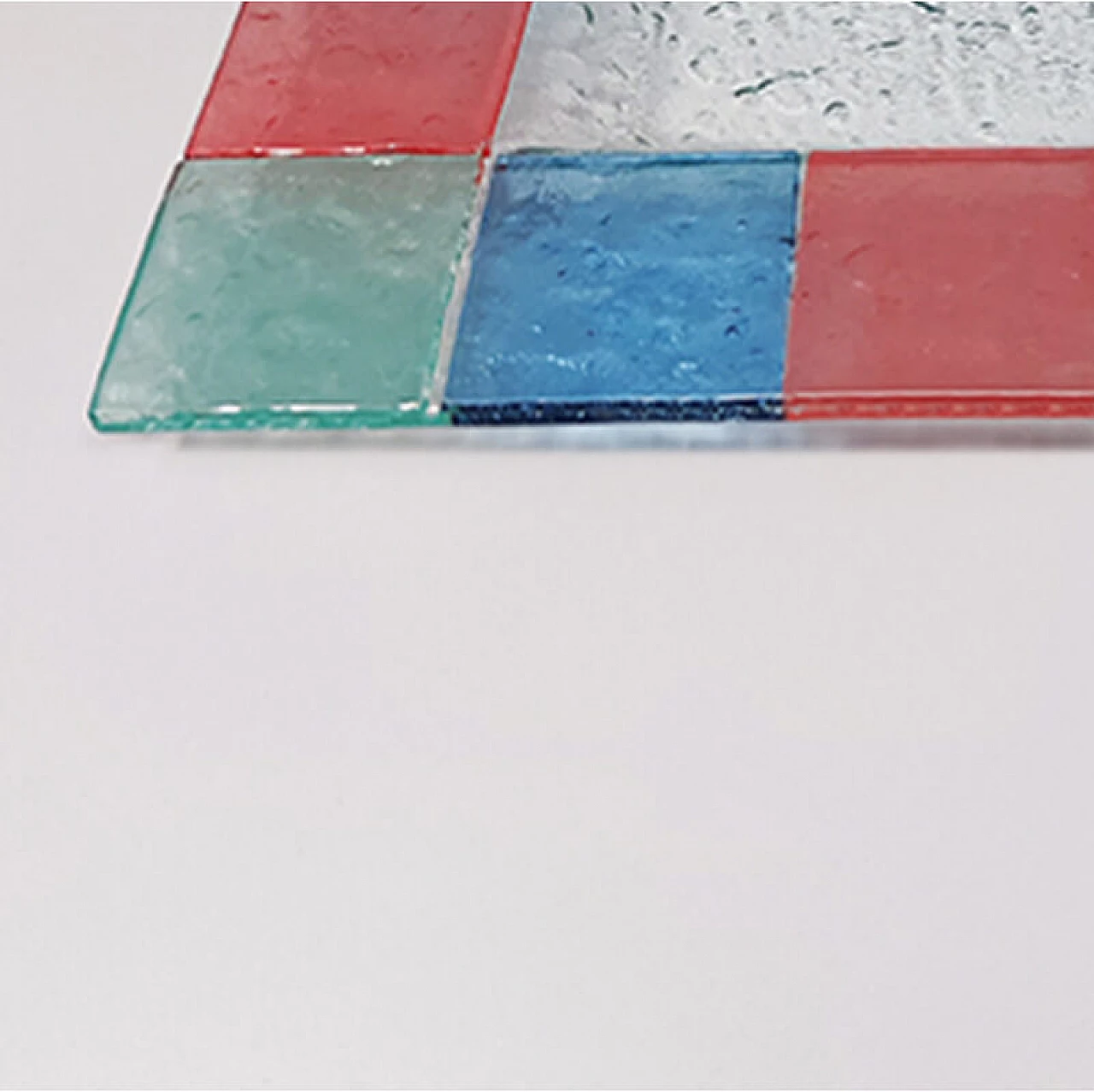 Square Murano glass tray by Dogi, 1960s 10