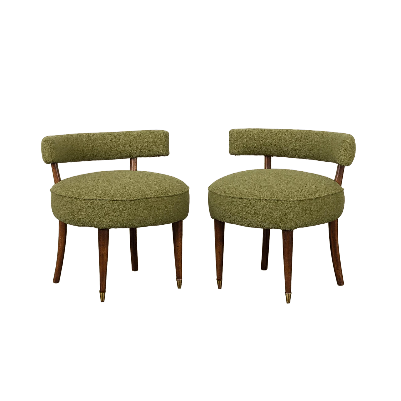 Pair of stools in Gio Ponti style, 1950s 17