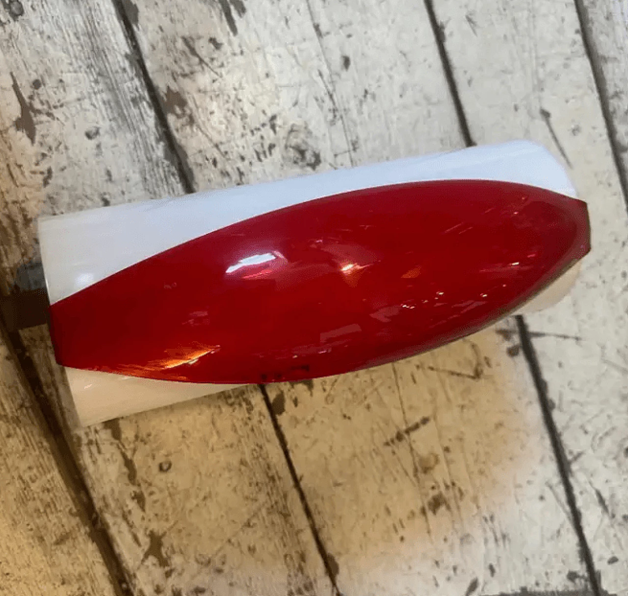 Coppia di lampade da parete in legno e plexiglass di Stilux, metà '900 10