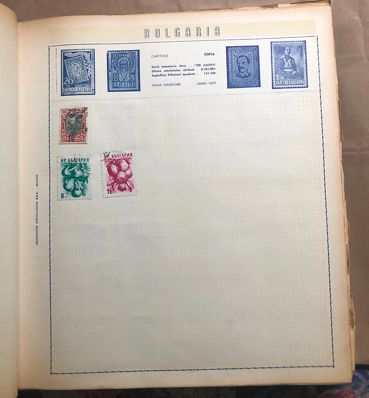 Libro di raccolta di francobolli del mondo, inizio '900 7