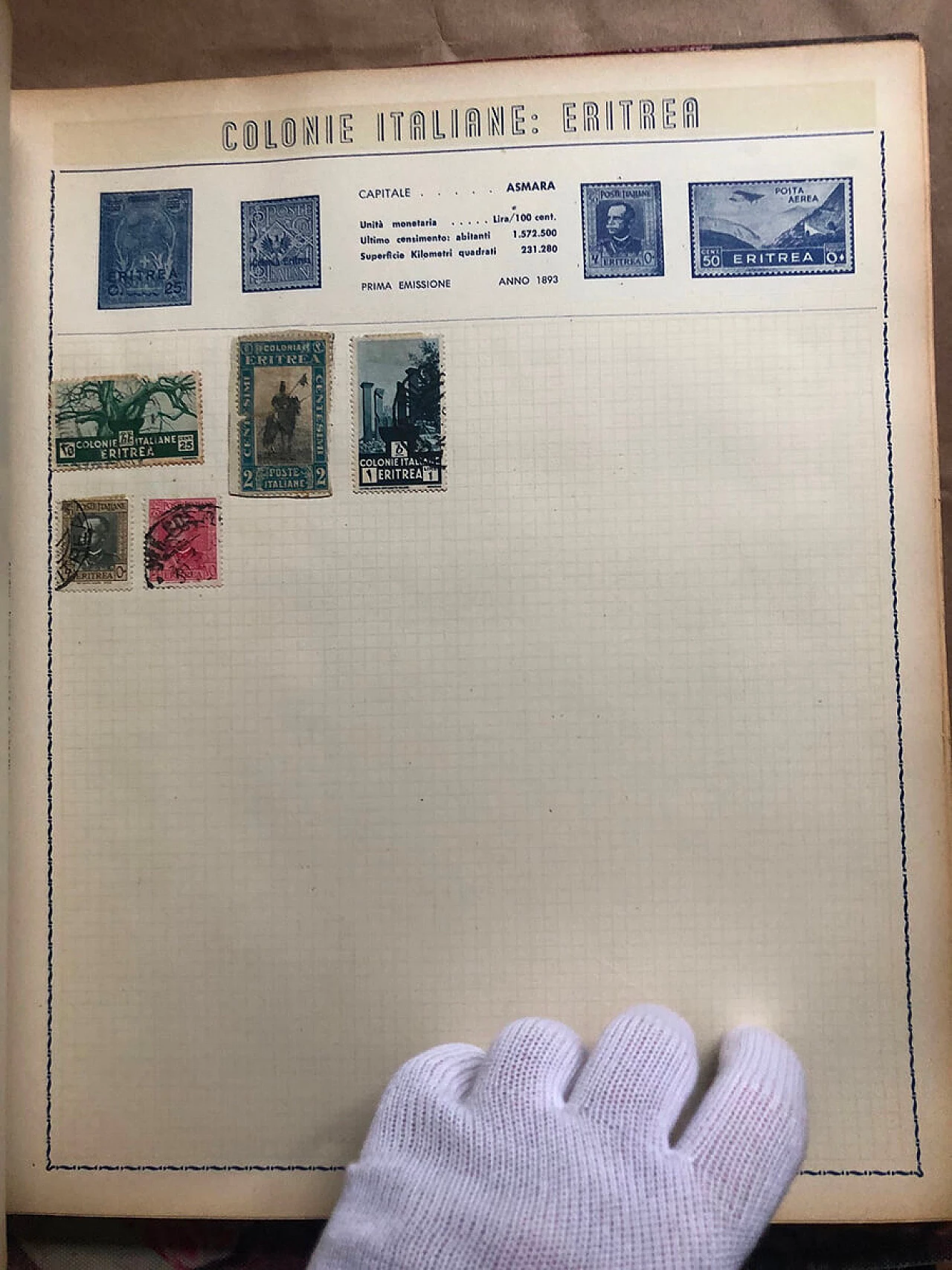 Libro di raccolta di francobolli del mondo, inizio '900 20