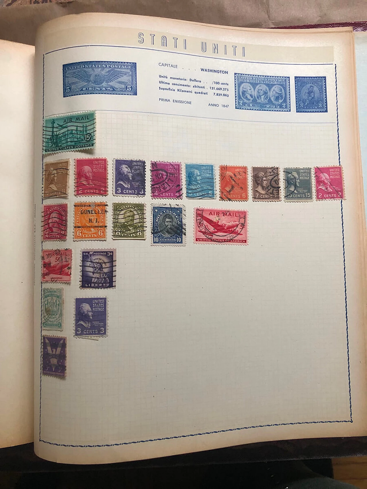 Libro di raccolta di francobolli del mondo, inizio '900 25