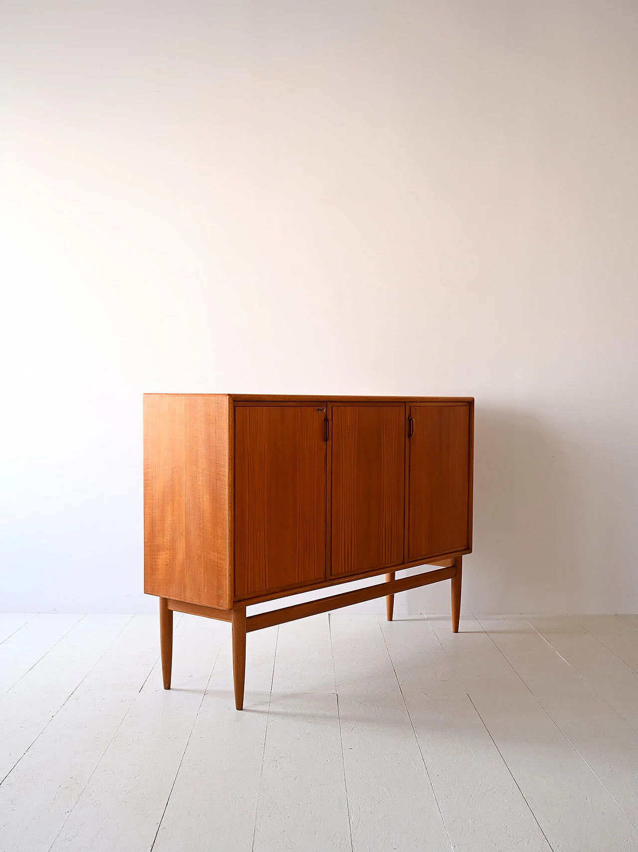 Scandinavian teak and oak sideboard, 1960s 4