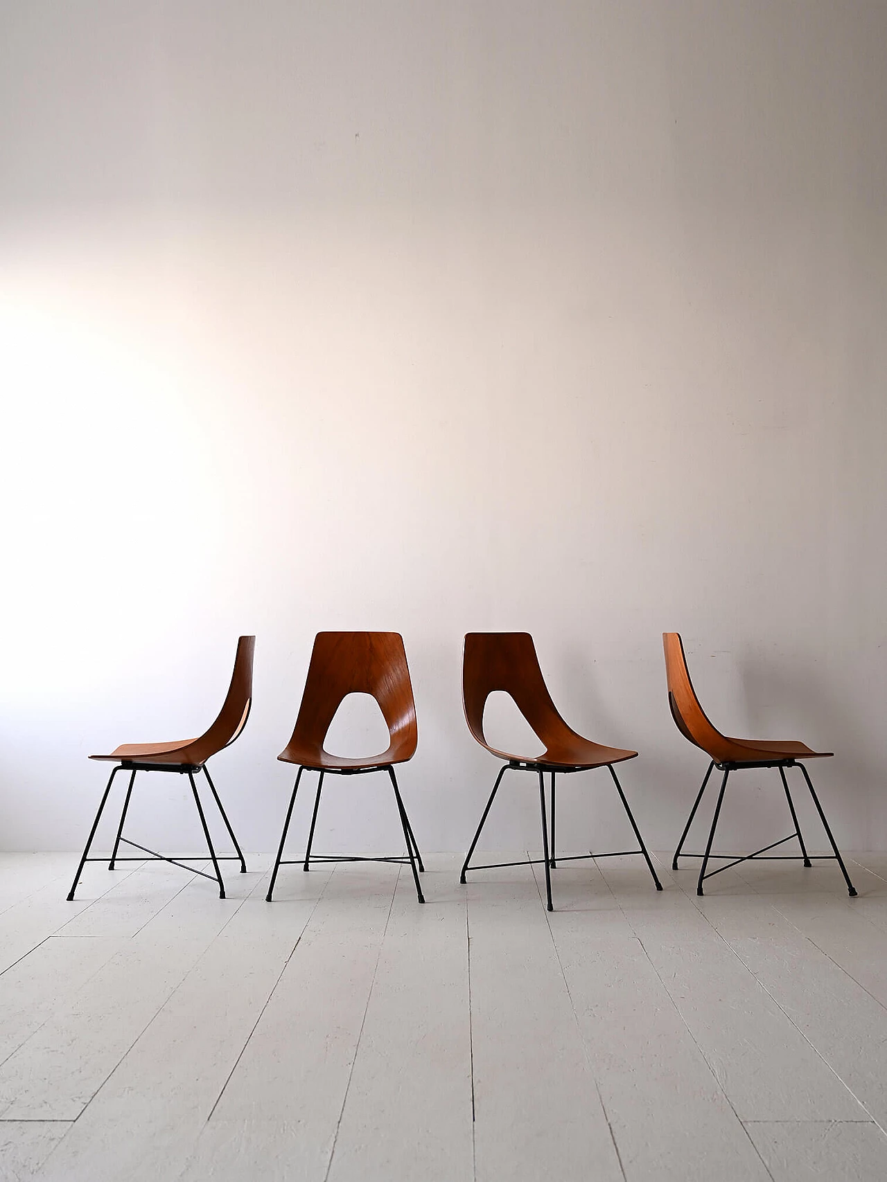 4 Ariston chairs by Augusto Bozzi, 1960s 1