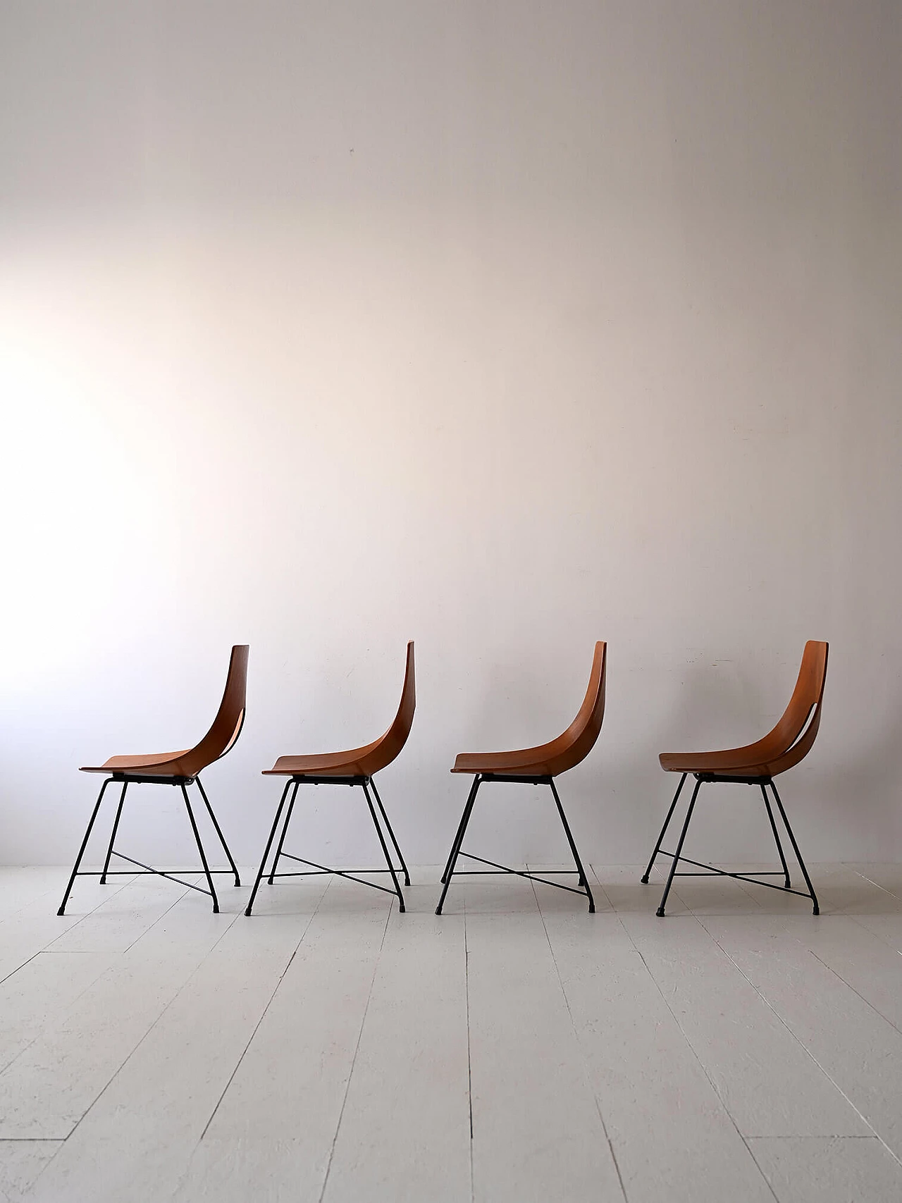 4 Ariston chairs by Augusto Bozzi, 1960s 2