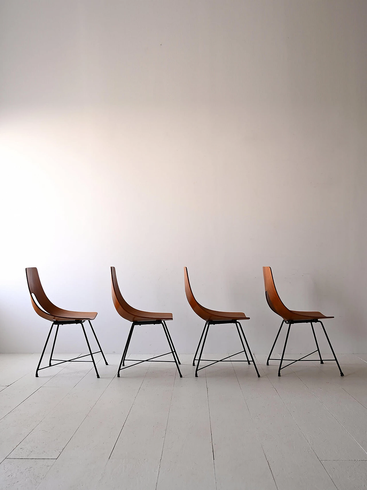 4 Ariston chairs by Augusto Bozzi, 1960s 4