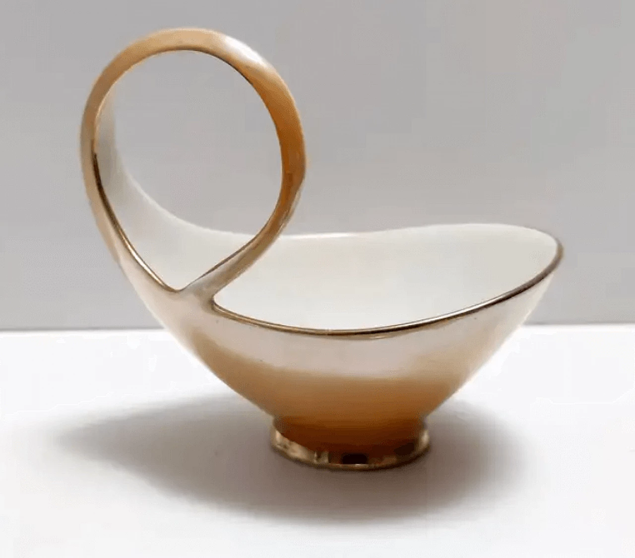 Coloured ceramic breakfast service of 22 pieces by Italo Casini, 1950s 17