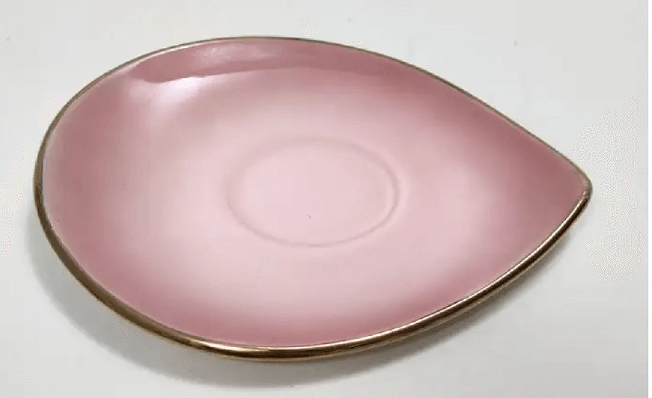 Coloured ceramic breakfast service of 22 pieces by Italo Casini, 1950s 19