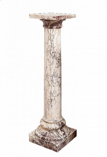 Roman column in Fiordipesco marble, early 19th century