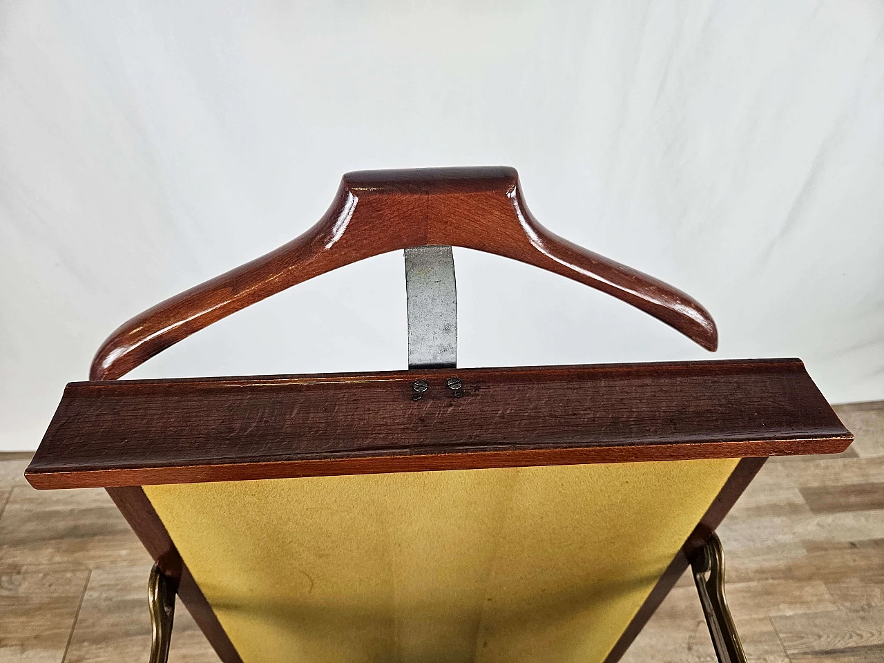 Wood and metal valet stand by Fratelli Reguitti, 1970s 6