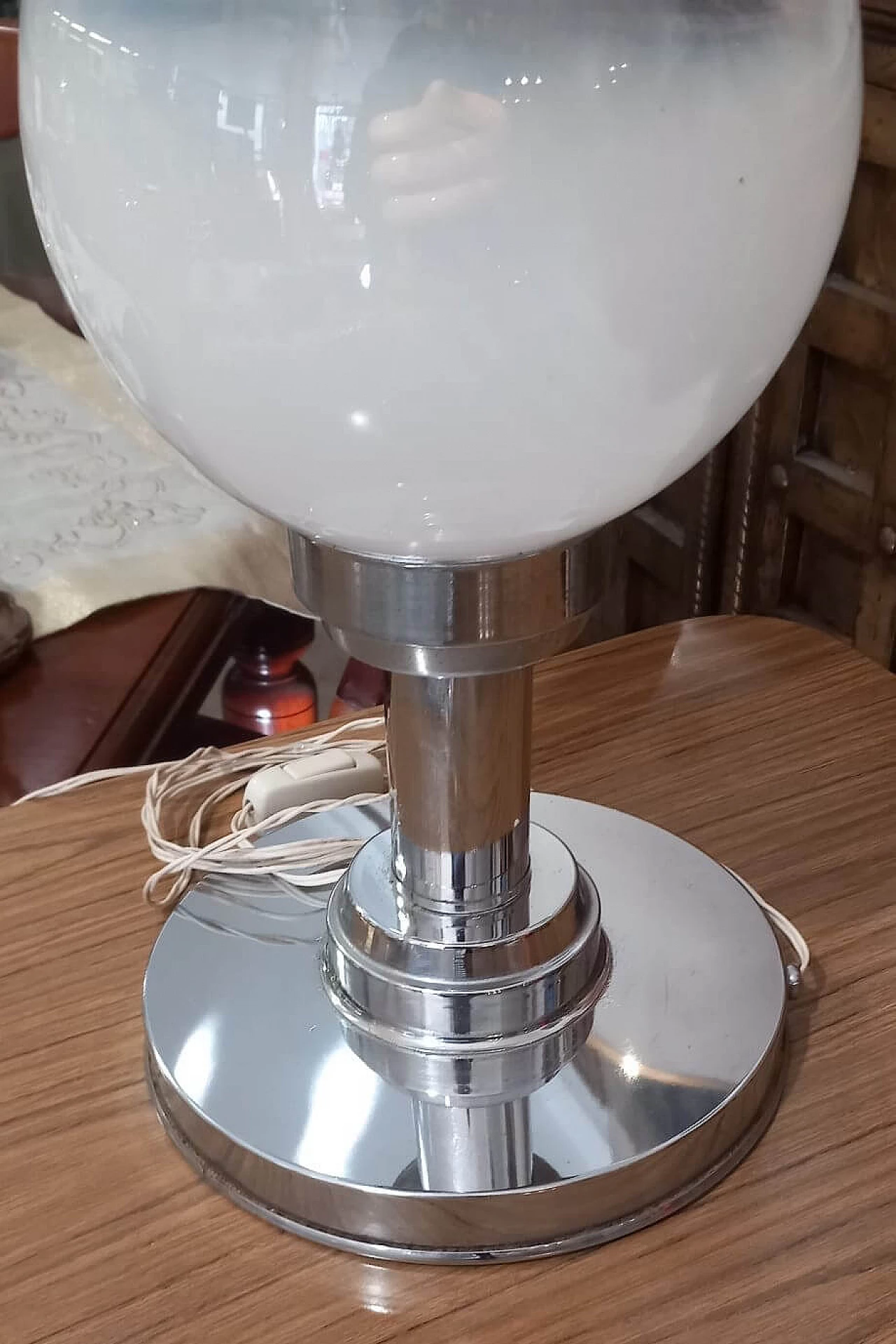 Lampada da tavolo di Toni Zuccheri per Mazzega, anni '70 2