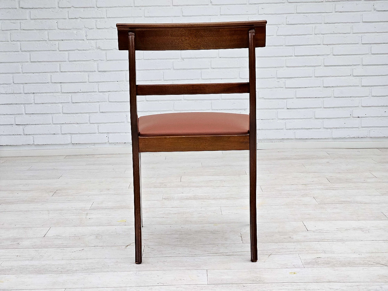 6 Danish teak and leather dining chairs by E. Rogild for Ørum Stolefabrik, 1970s 11
