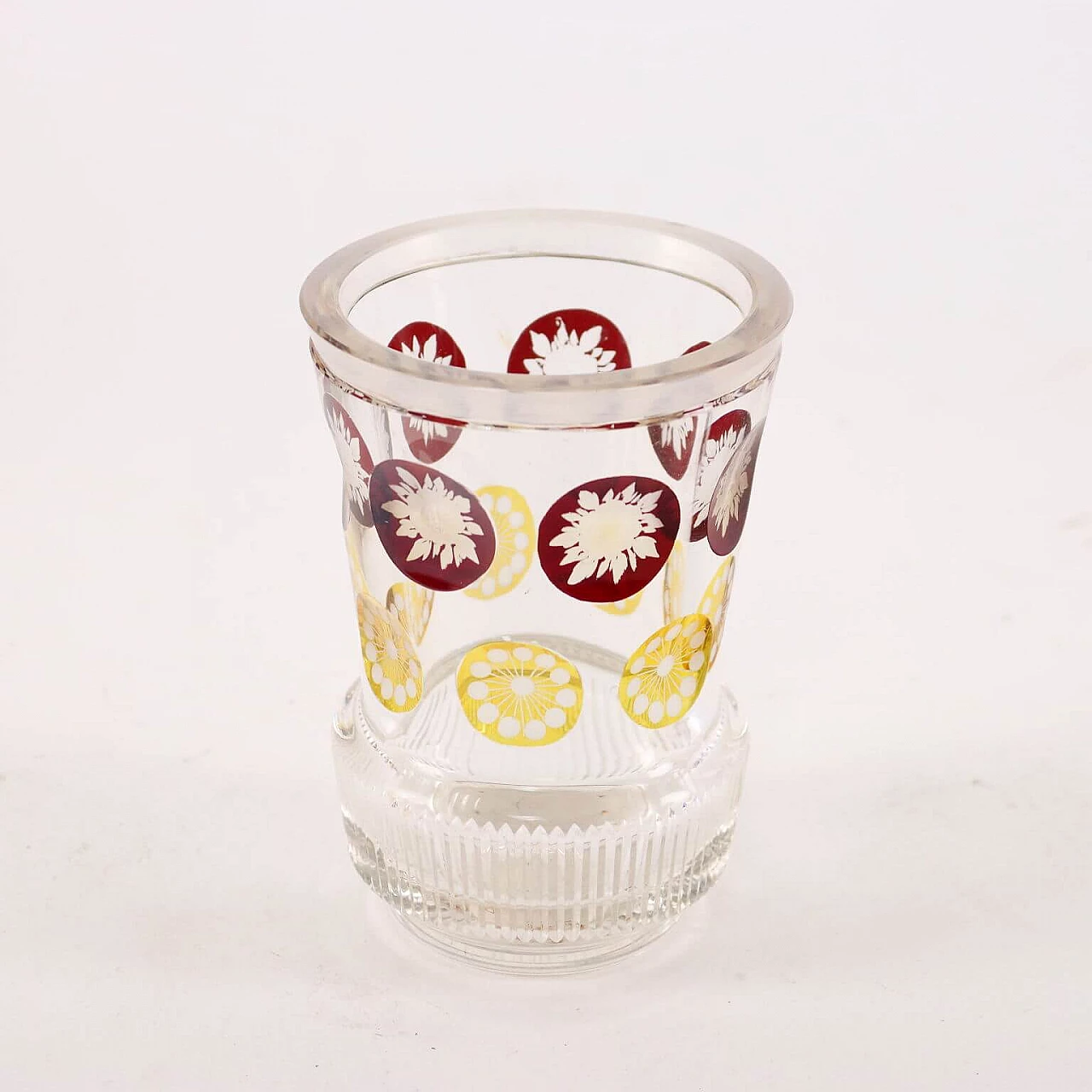 10 Glasses of different shapes and colors, 19th century 4