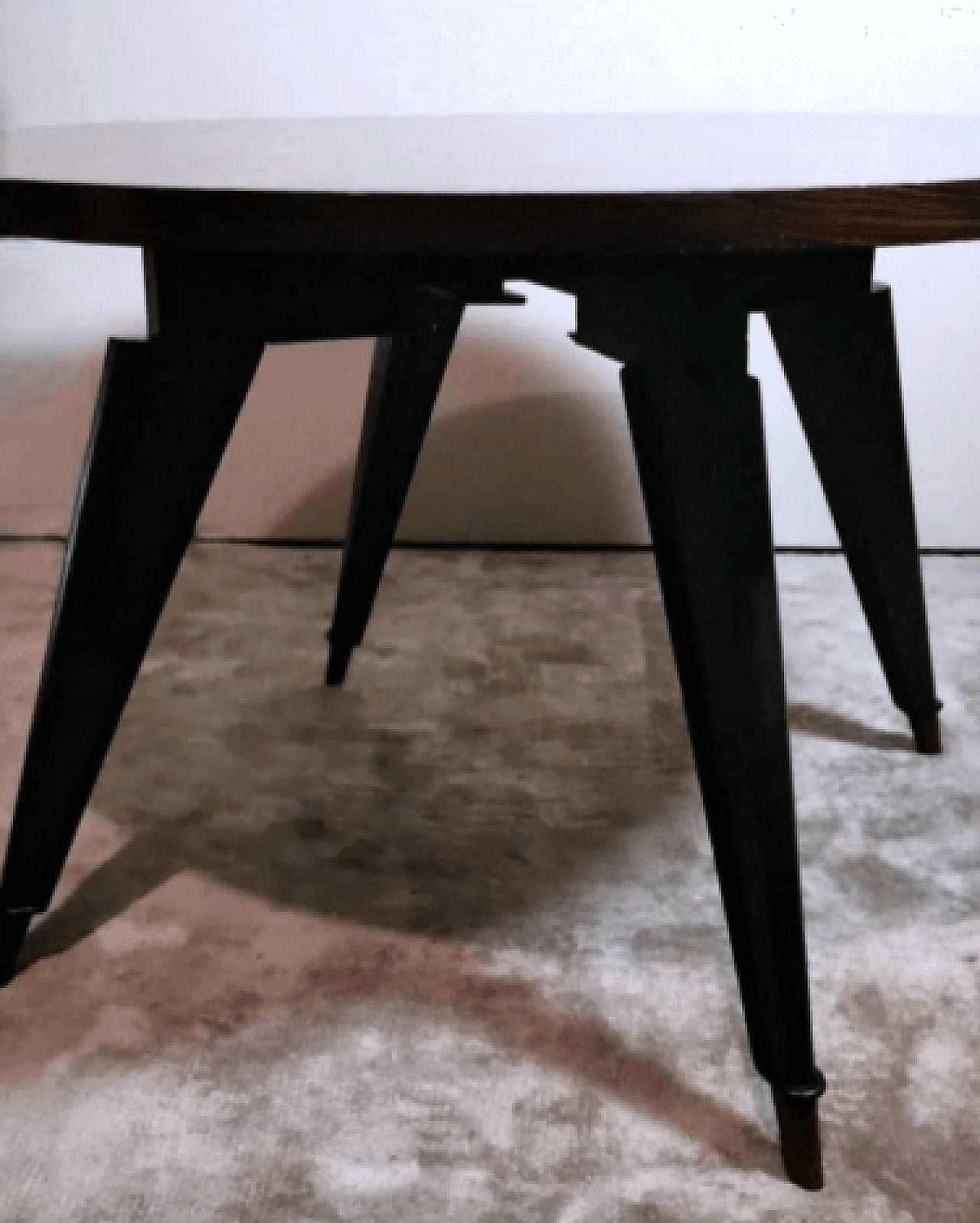 Sapele-root veneered coffee table in the style of Ico Parisi, 1950s 14