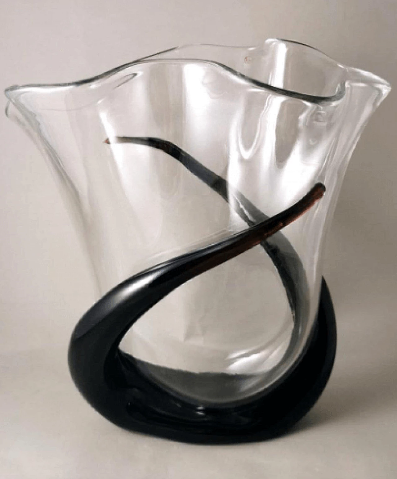 Murano glass vase by Artigianato Muranese, 1990s 2