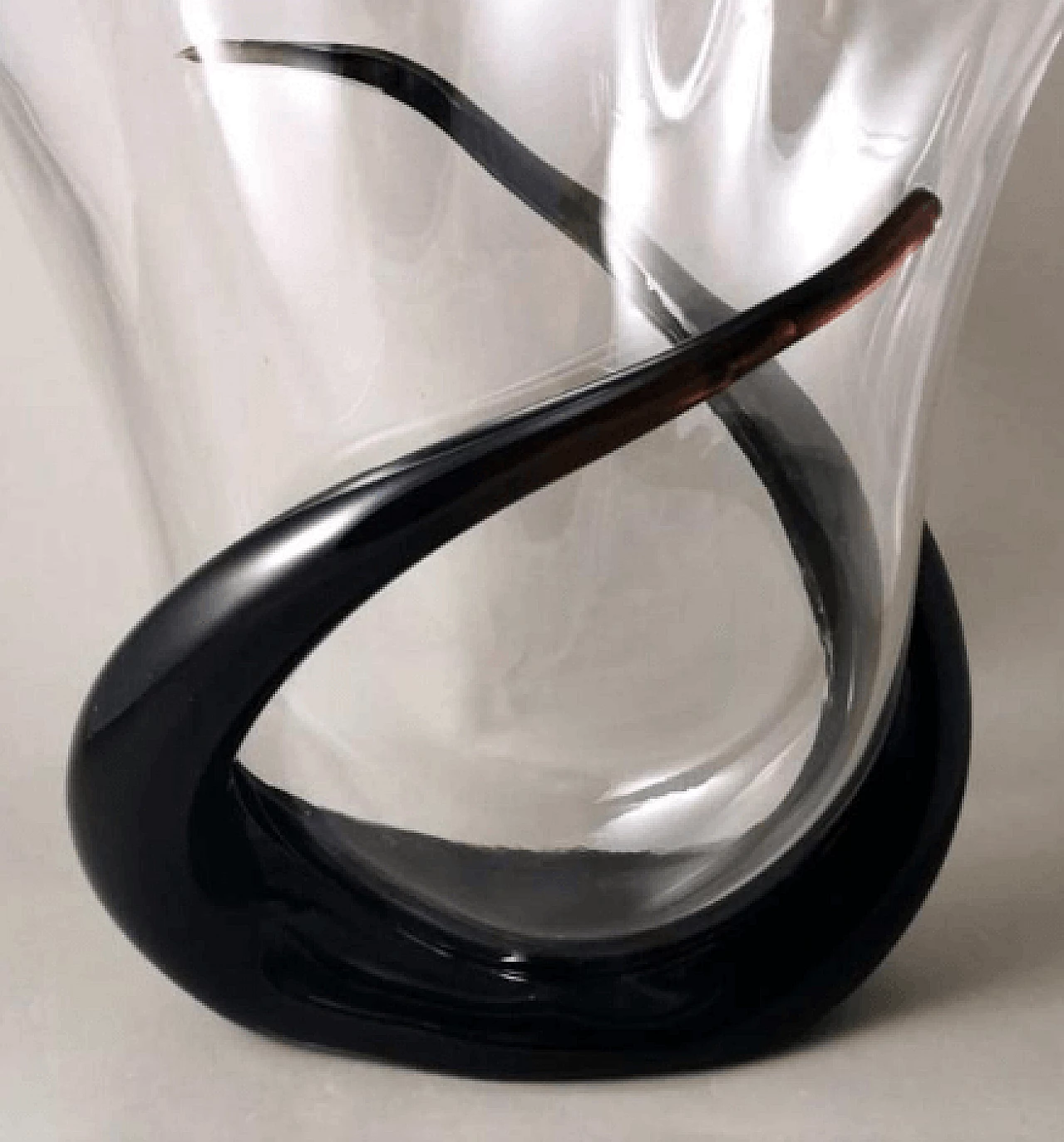 Murano glass vase by Artigianato Muranese, 1990s 6