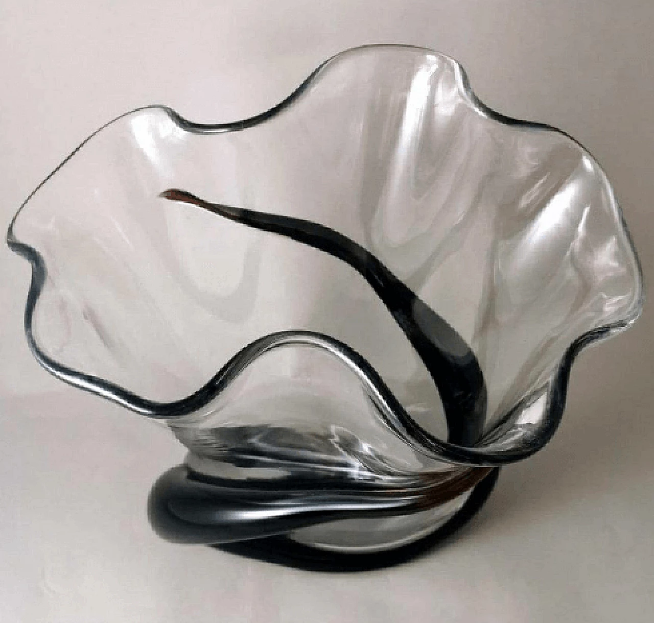 Murano glass vase by Artigianato Muranese, 1990s 9