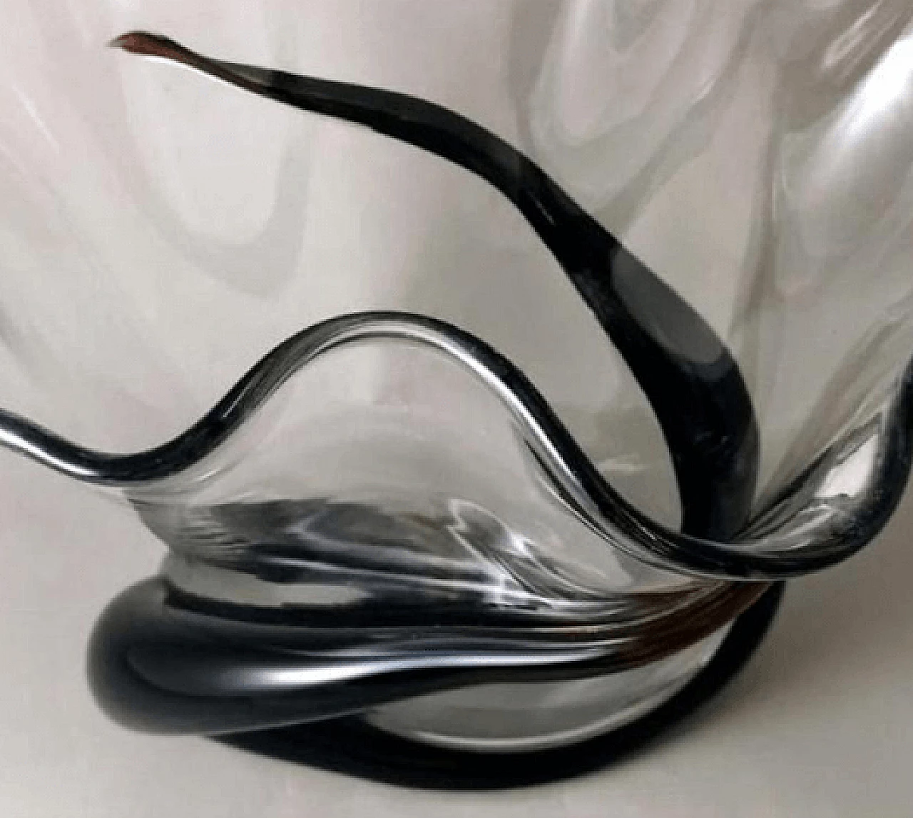 Murano glass vase by Artigianato Muranese, 1990s 11