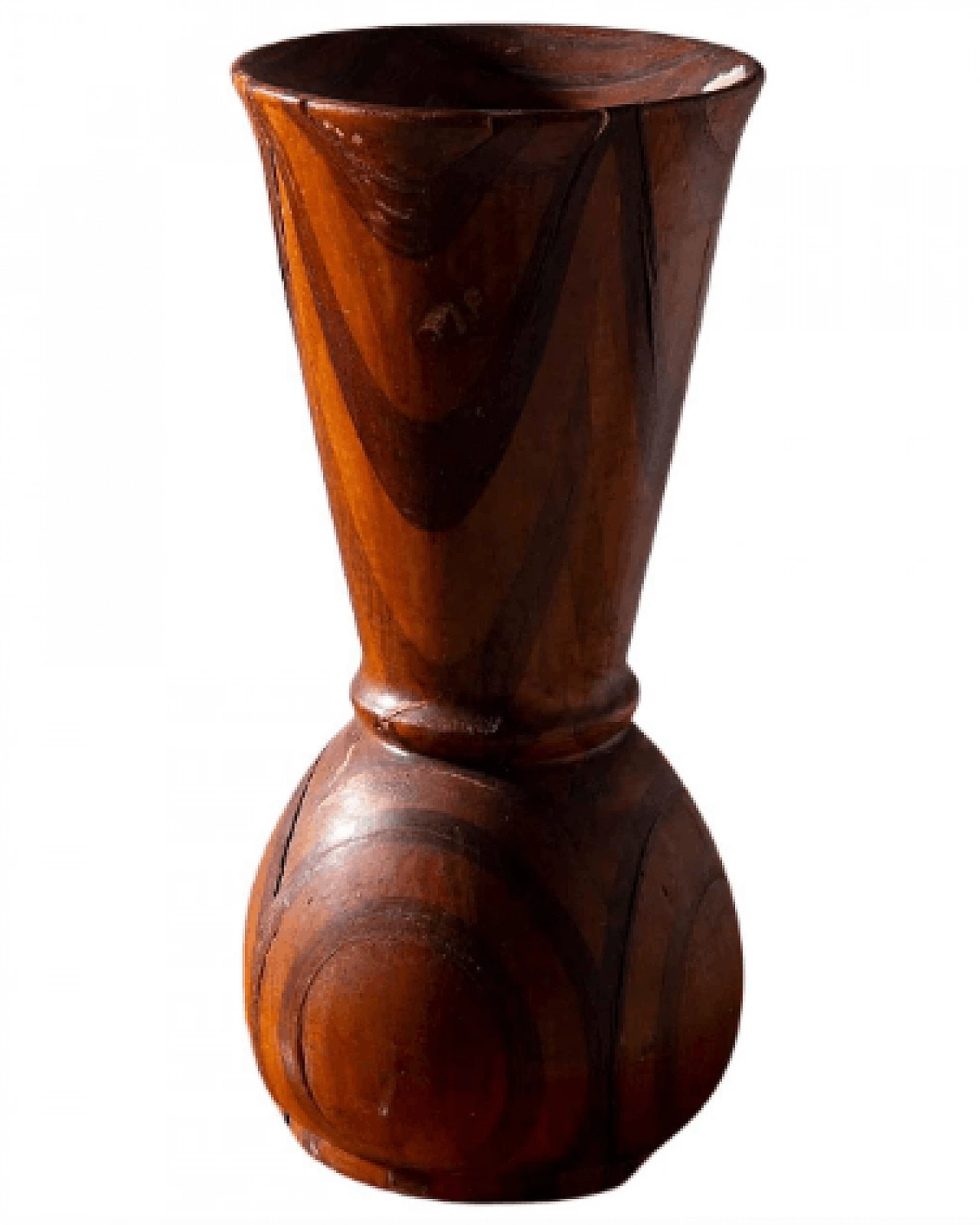 American wood vase, 1950s 1