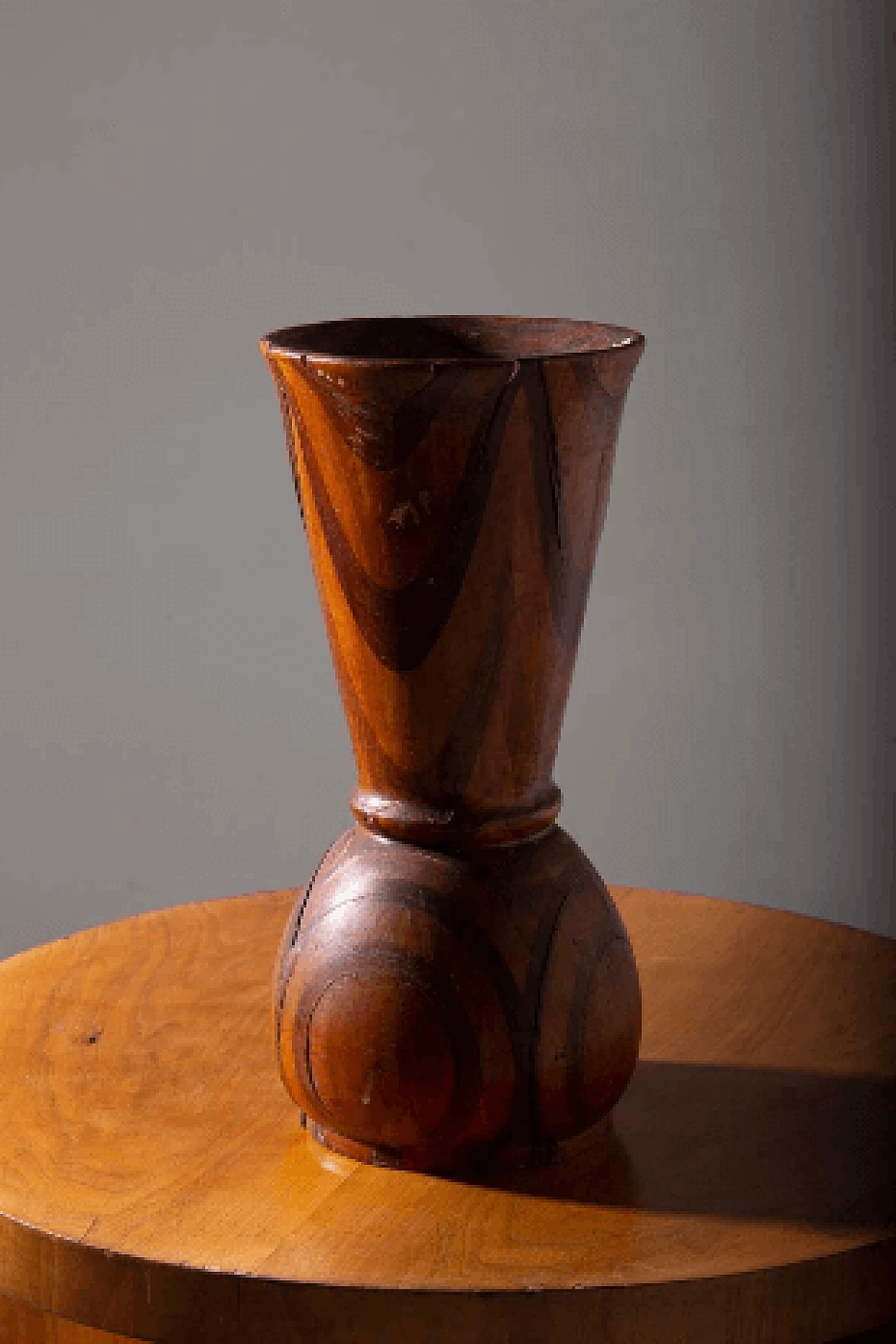 American wood vase, 1950s 4