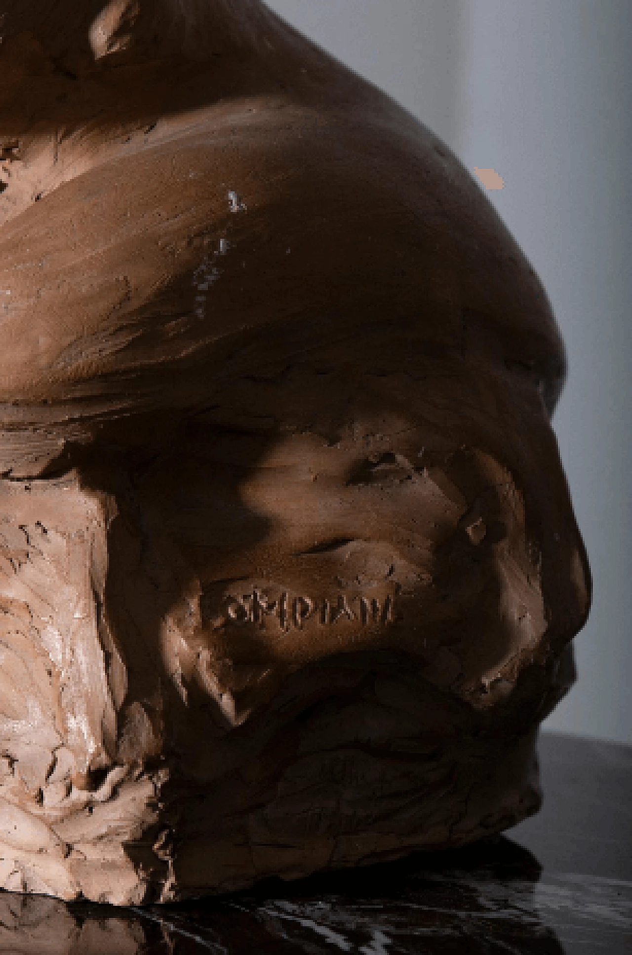 Compiani, anthropomorphic figure, terracotta sculpture, 1970s 3