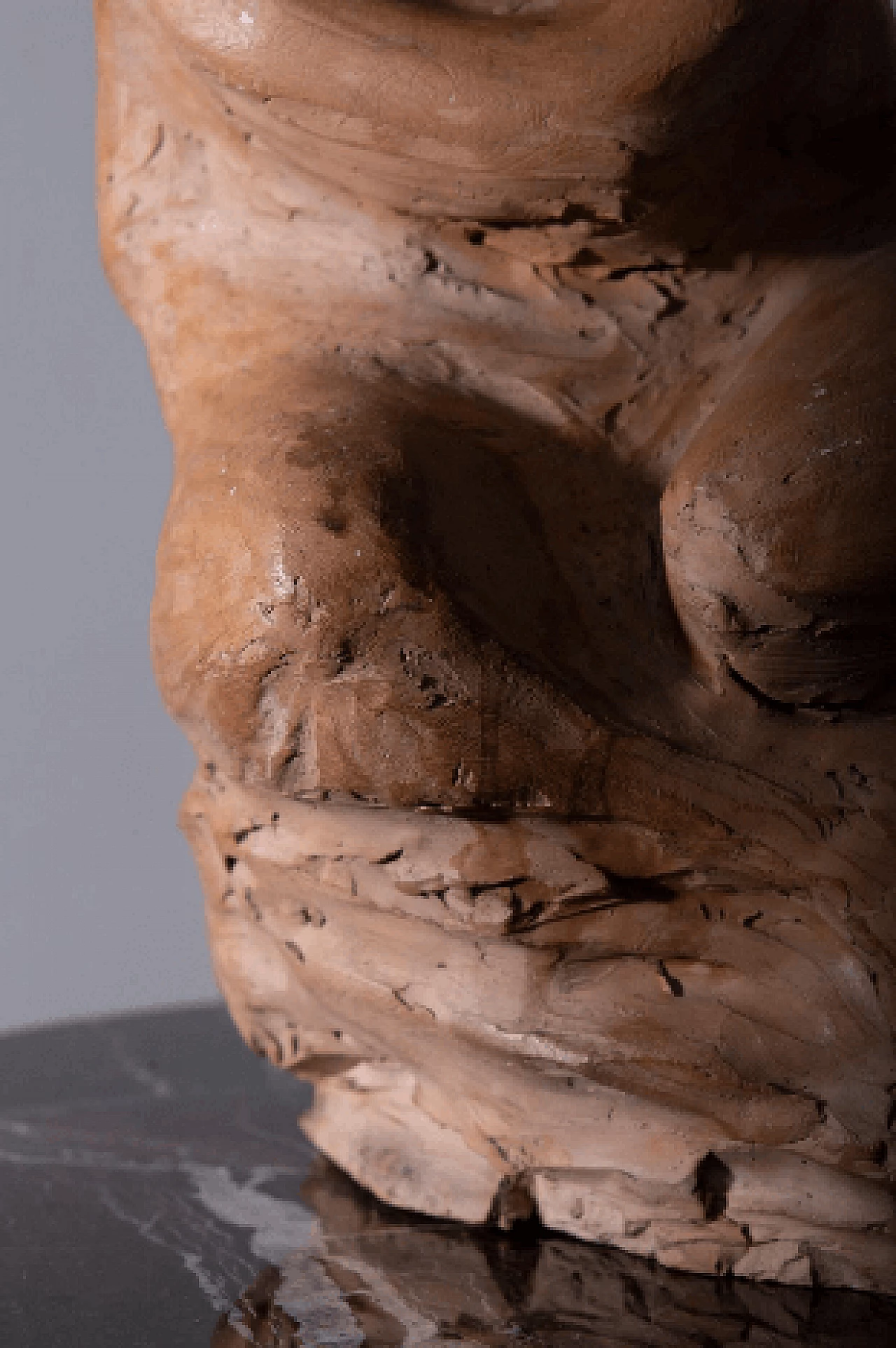 Compiani, anthropomorphic figure, terracotta sculpture, 1970s 7