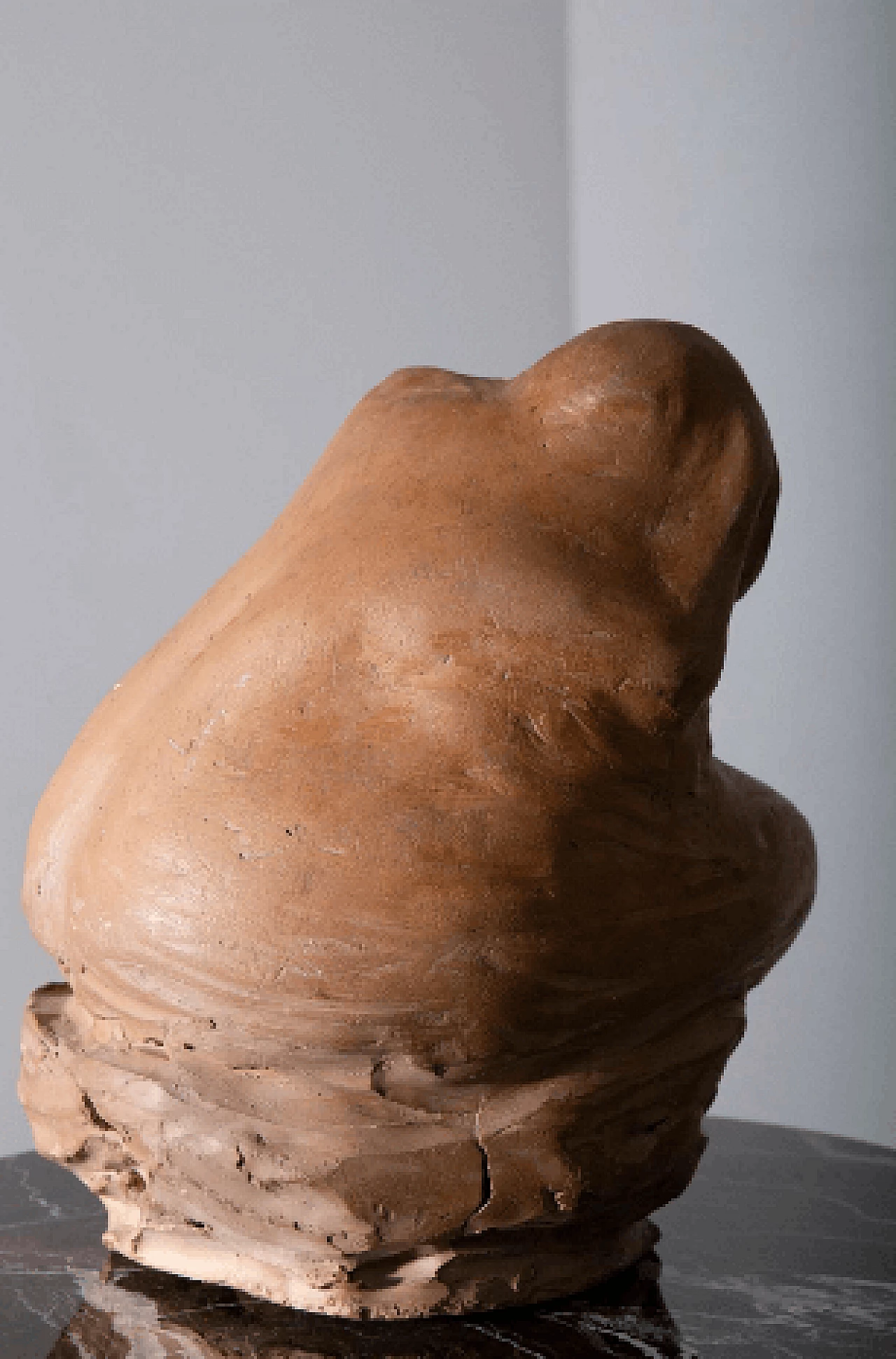 Compiani, anthropomorphic figure, terracotta sculpture, 1970s 9