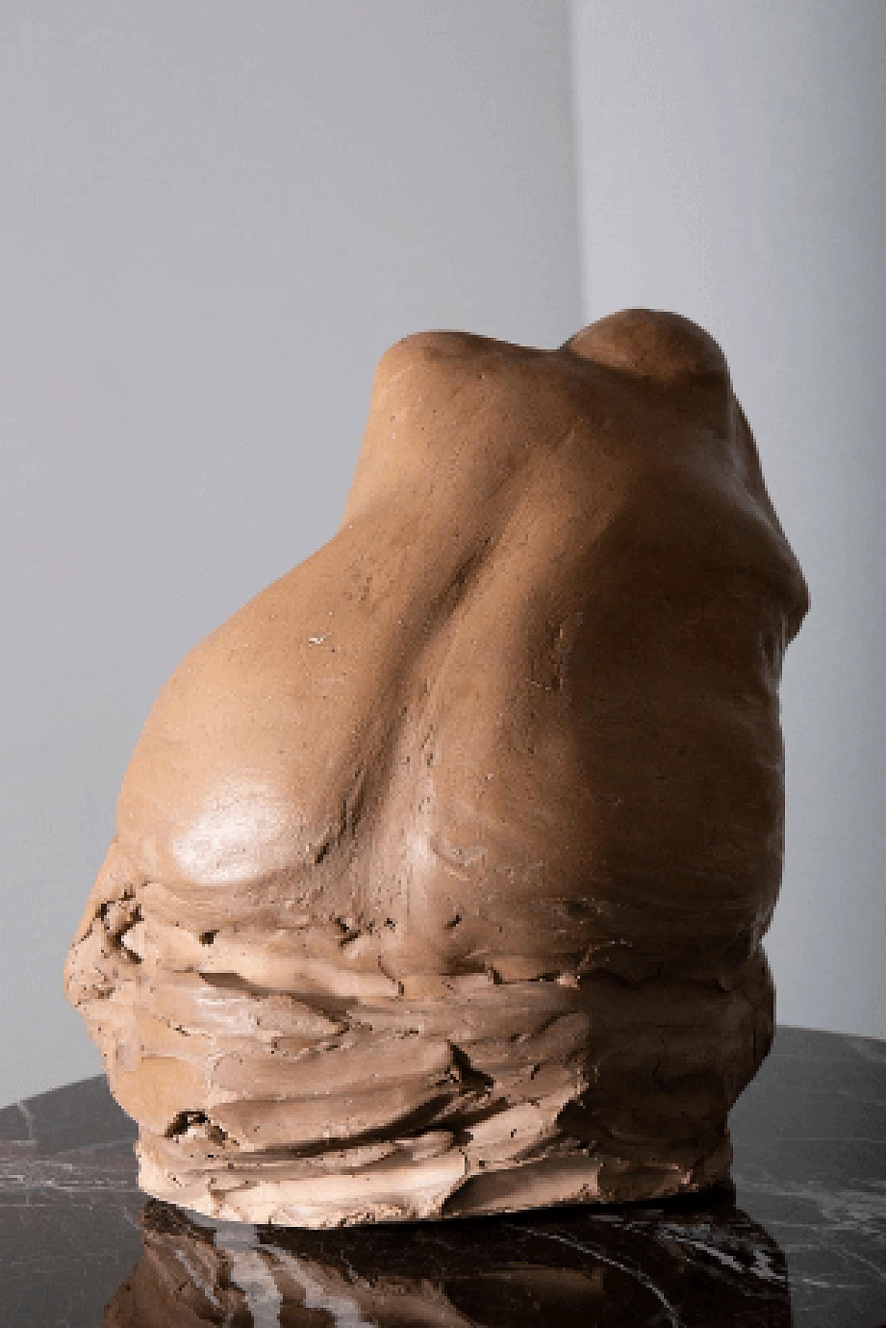 Compiani, anthropomorphic figure, terracotta sculpture, 1970s 10
