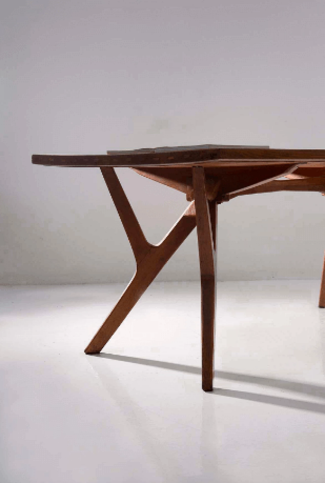 Wood table by Carlo Mollino, 1950s 4