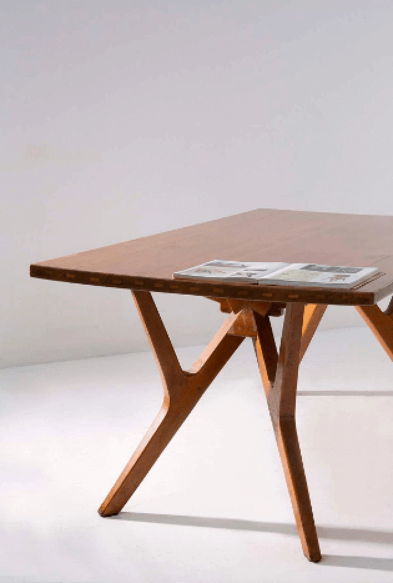 Wood table by Carlo Mollino, 1950s 7