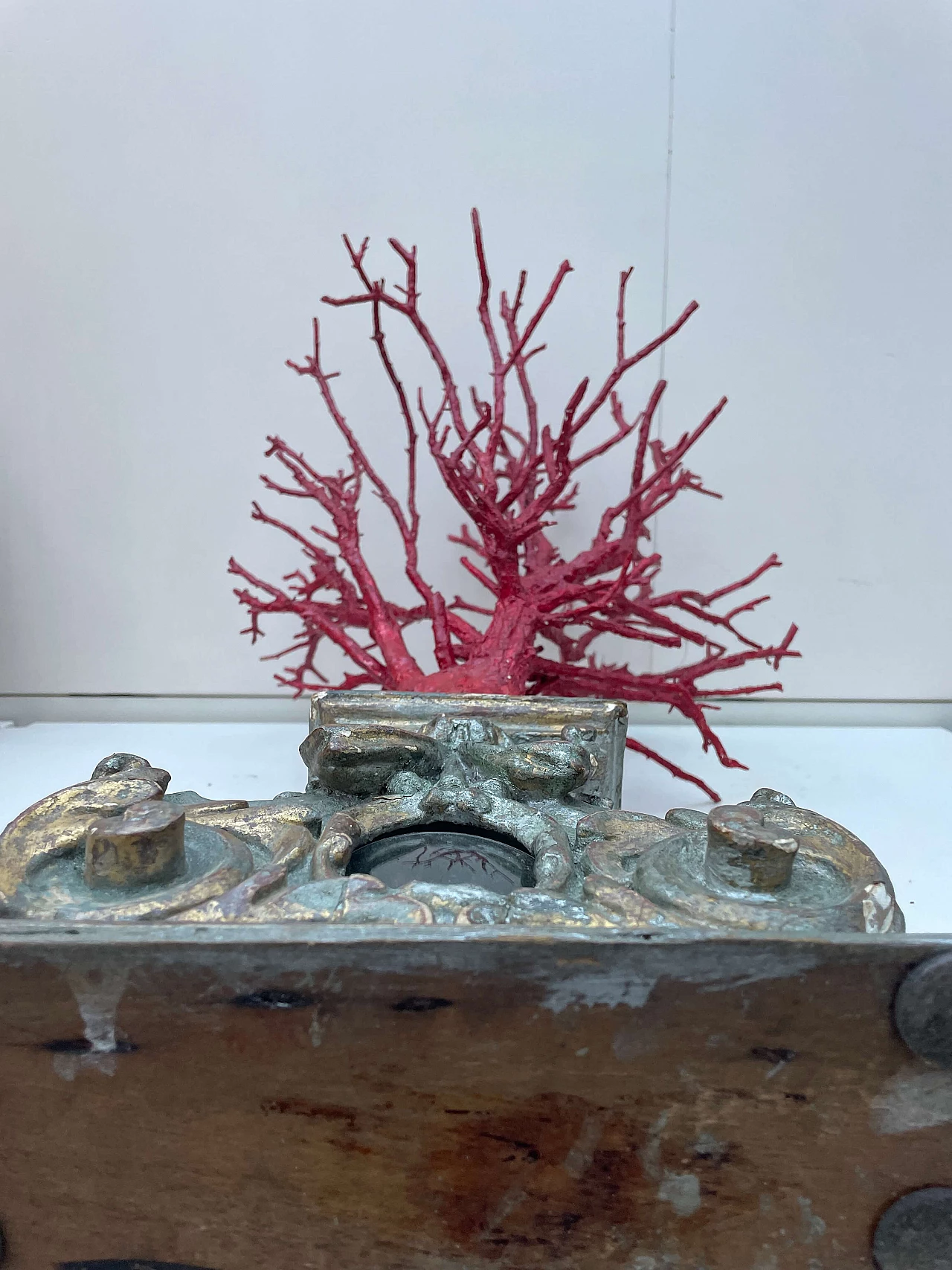 Ramo in legno ad imitazione di un corallo, inizio '900 7