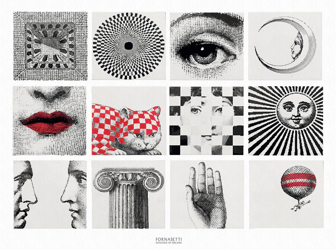 Poster Fornasettiana Collection by Fornasetti, 2000s | intOndo