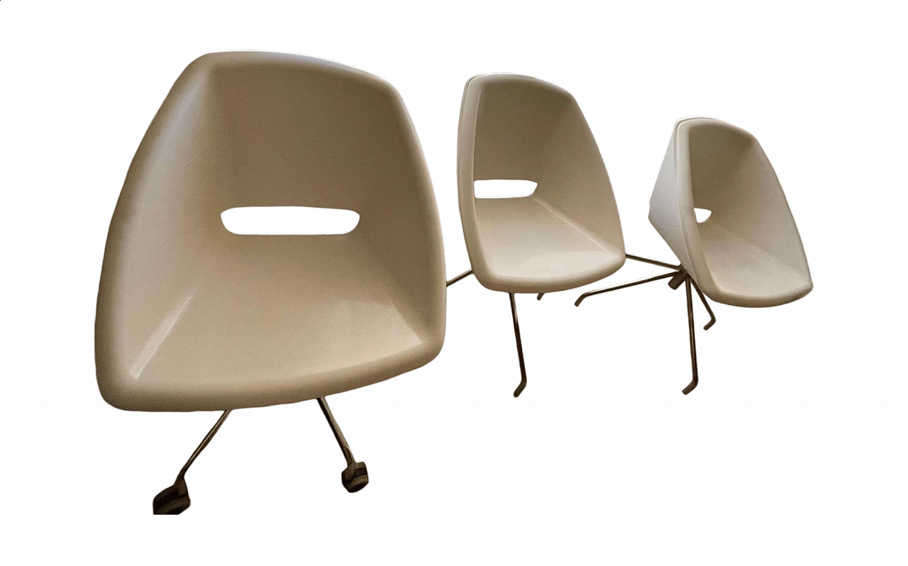 3 Alfa chairs by Robby & Francesca Cantarutti, 1990s 5