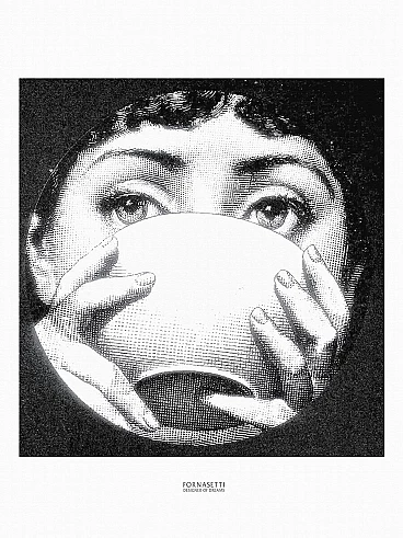 Poster Theme and variations No. 191 by Fornasetti