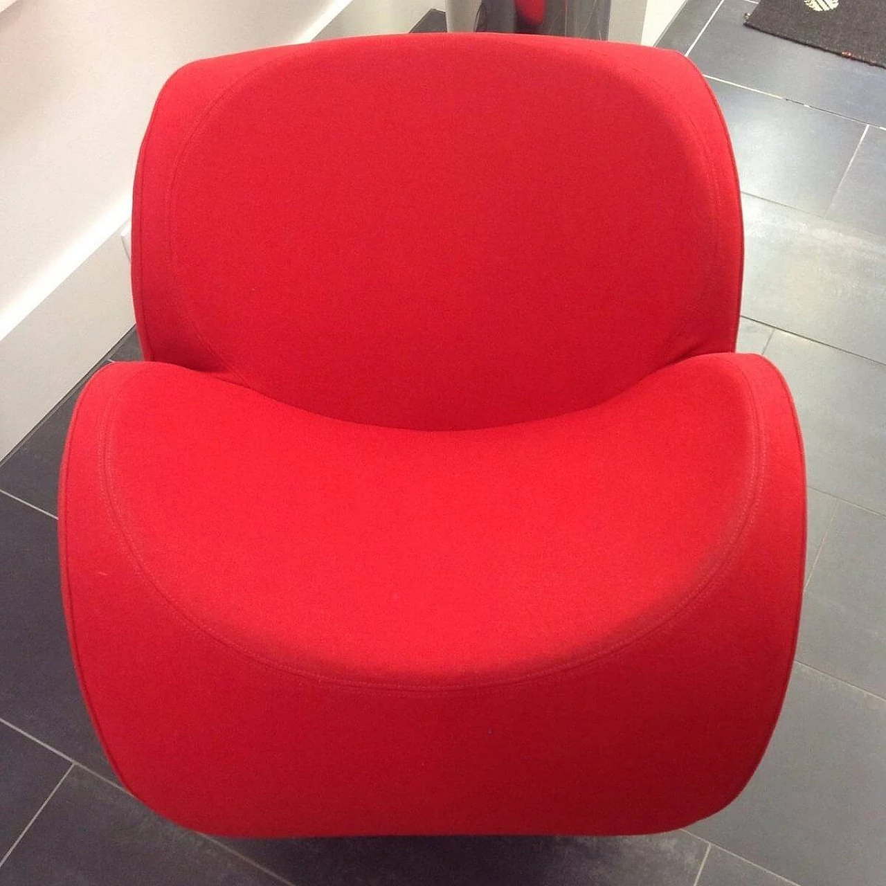 Poltrona Soft Heart in lana cotta rossa di Ron Arad per Moroso, anni '90 9