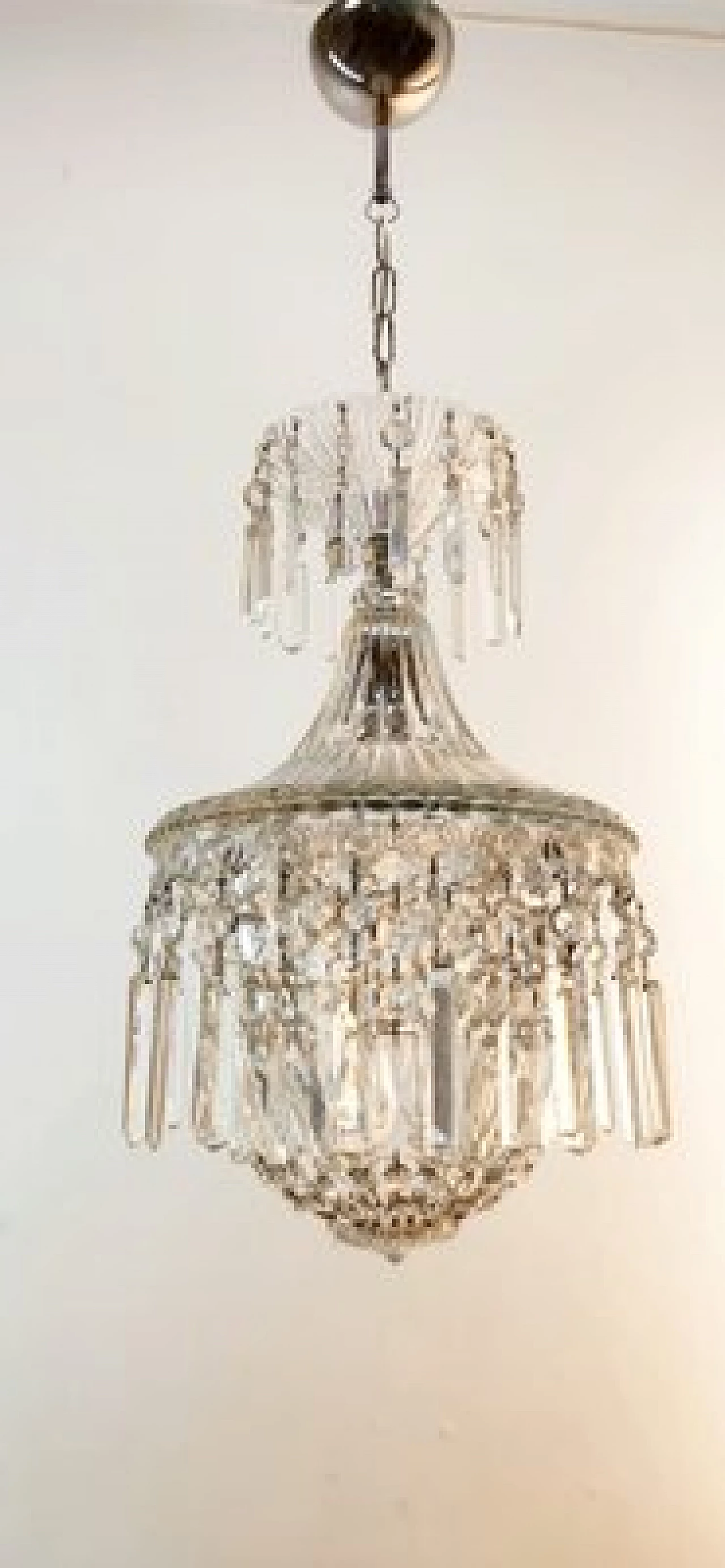 Crystal chandelier, 1950s 3